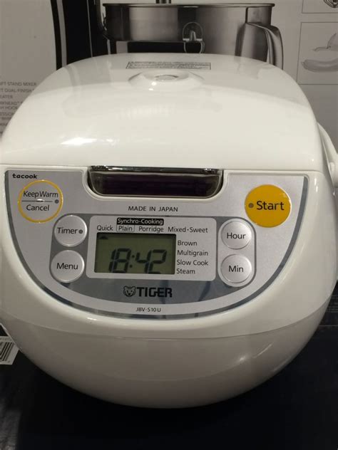 Tiger 5 5 Cup Rice Cooker Model JBV S10U Made In Japan CostcoChaser