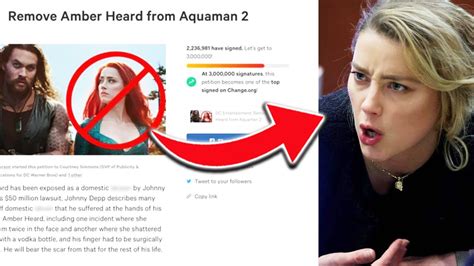 Petition To Remove Amber Heard From Aquaman Hits 2 Million Signatures