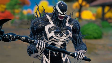 Fortnite Leaked Venom Skin Gameplay With Tendril Tote Back
