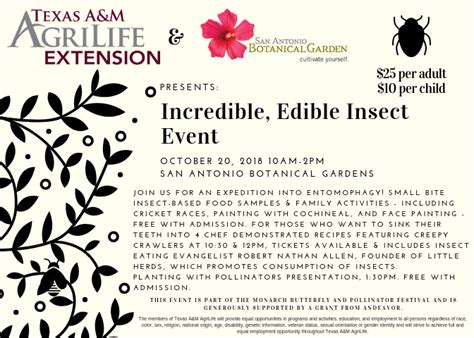 Incredible Edible Insect Event