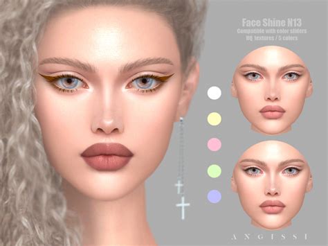 The Sims Resource Face Shine N13