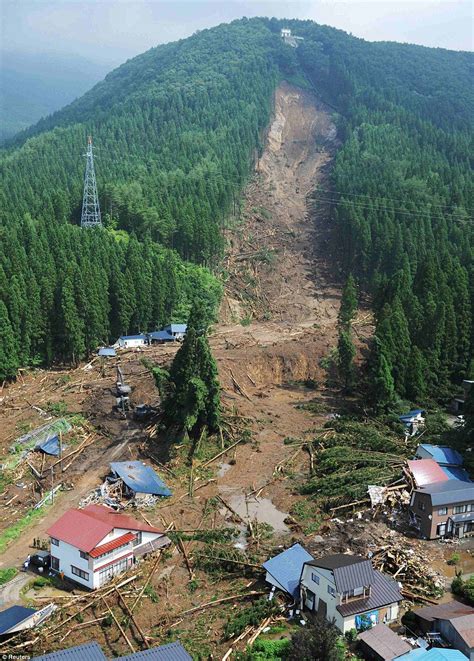 Dramatic Mudslide Sweeps Away Hamlet In Northern Japan After Four