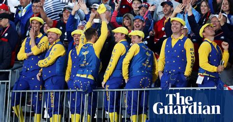 Ryder Cup 2016 Europe And Usa Fans Fancy Outfits In Pictures Sport The Guardian