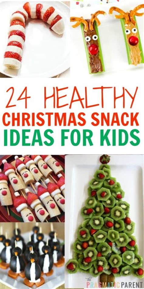 24 Cute And Healthy Christmas Snacks For Kids