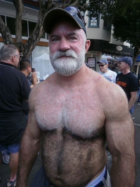 steve the hella hairy bear safe photo scruffy men hairy men grey beards hairy chest mature