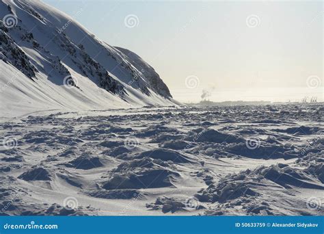 Frozen Shore Of The Arctic Ocean Stock Image Image Of Blue Iceberg