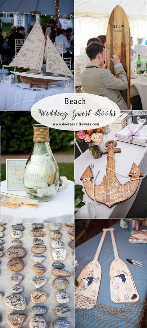 Gallery Beach And Nautical Themed Wedding Guest Book Ideas Deer Pearl Flowers 2023