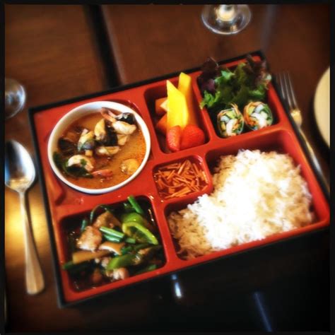have you tried our new awesome thai bento boxes available lunchtimes friday through to sunday