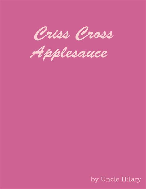 Criss Cross Applesauce Book 117479