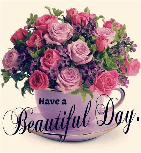 Have A Beautiful Day Good Morning Flowers Happy Birthday Flower