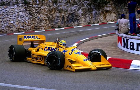 Ayrton Senna Lotus Honda 99t 1987 Monaco Gp Monte Carlo Racing
