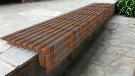 Outdoor Wooden Slat Bench Seat How To Youtube