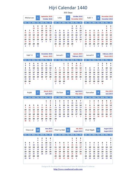 Calendar Of Saudi Arabia