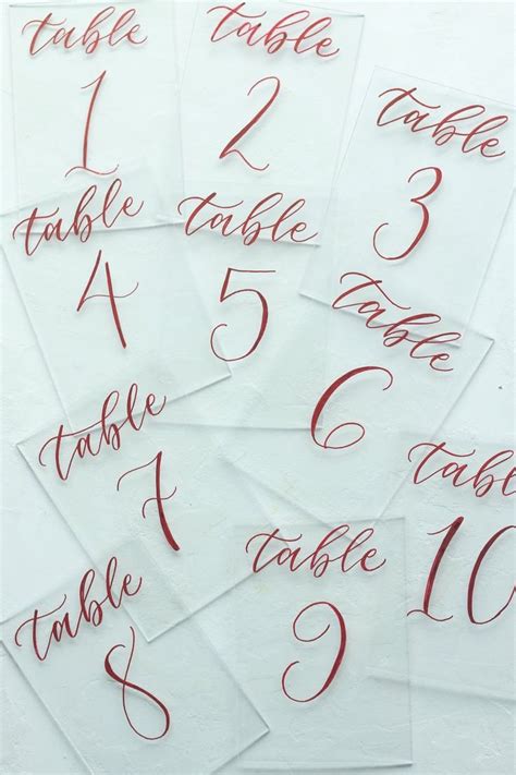 A tablespoon is equivalent to 1/16 of a cup, which will allow you to easily measure out that amount without a measuring spoon. Custom Listing for Haley | Etsy | Acrylic table number ...