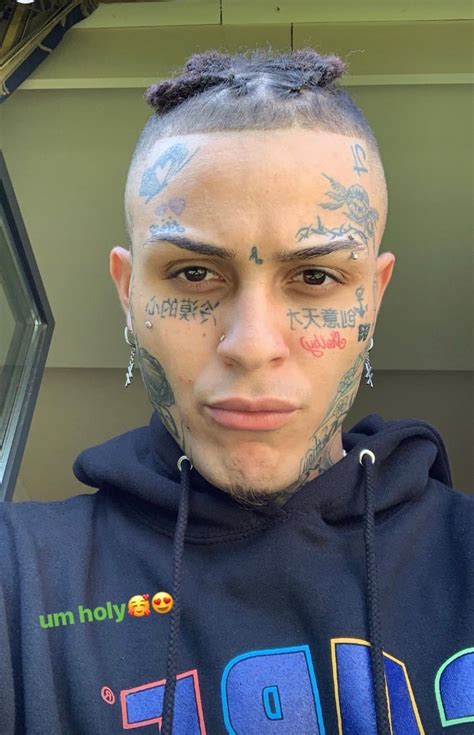 Pin By Fwahva On Stan Board Lil Skies Boy Braids Hairstyles Face Tats