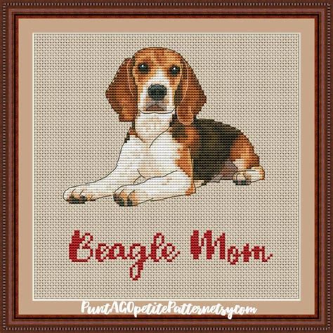 Modern cross stitch pattern pdf. Beagle mom cross stitch pdf pattern | Cross stitch, Cross ...