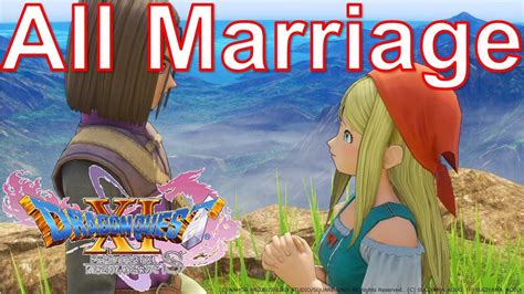 Dragon Quest 11 S All Marriage Marrying Gemma Erik Veronica Serena