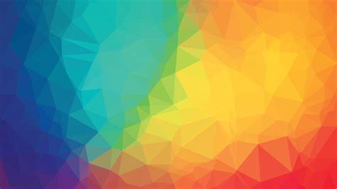 Multicolor Polygonal Illustration Which Consists Of Triangles