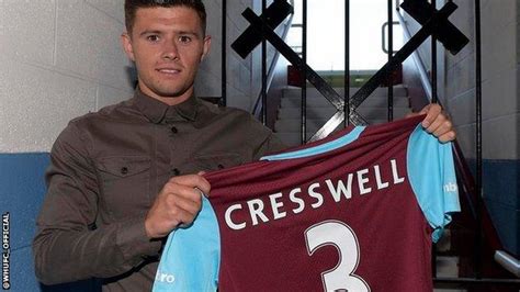 Aaron Cresswell West Ham Defender Signs Five Year Contract Bbc Sport