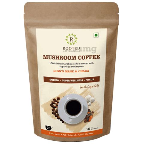Maybe you would like to learn more about one of these? Rooted Active Naturals Mushroom Coffee Lion s Mane & Chaga Smooth Coffee Taste: Buy packet of 50 ...