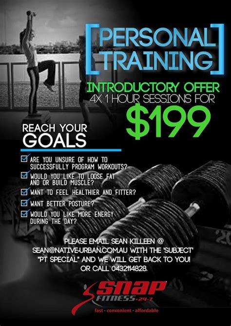 Upmarket Modern Personal Trainer Flyer Design For A Company By