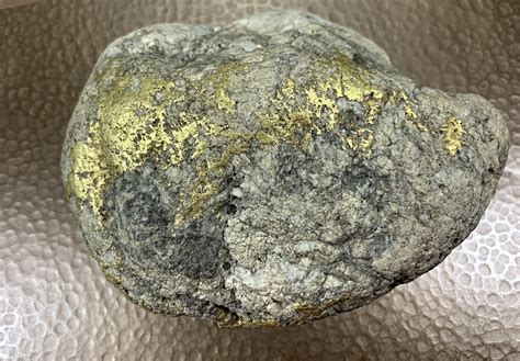 Large Gold Bearing Quartz Specimen Sierra Mining District California 1