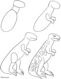 612 x 792 jpg pixel. Dino 4 leren tekenen | Thema, Dinosaurus, Strijkparels dino