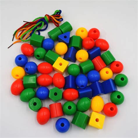 Primary Lacing Beads With Colorful Beads Buy Lacing Beads For Kids