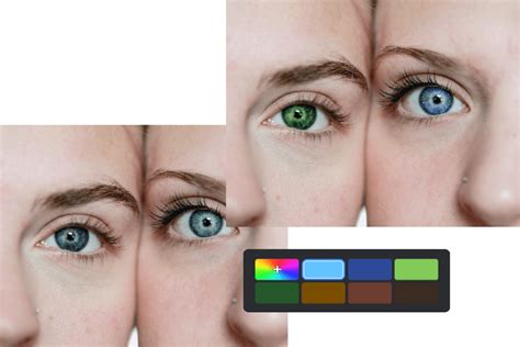 Change Eye Color Of Image With Eye Color Changer Online Fotor