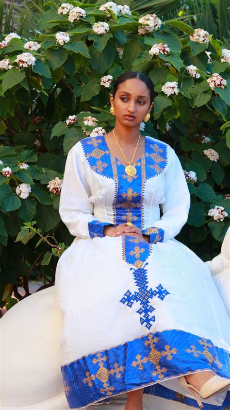 Amiilux Traditional Habesha Blue Wedding Dresses6 Ethiopian Dress