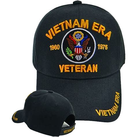 Vietnam Era Veteran Cap And Bcah Bumper Sticker Embroidered Mens