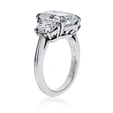 Tiffany & co harmony round diamond engagement ring 1.30 f vs1 3x $26k new. Tiffany and Co. 3.33 carat Emerald Cut Three-Stone Diamond ...