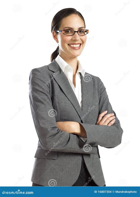 Young Confident Business Woman 1 Stock Photo Image Of Office Face