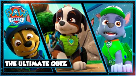 Paw Patrol Quiz Can You Guess The Characters And Locations Youtube