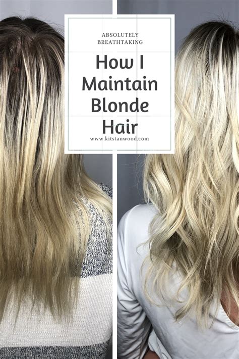 How I Maintain My Blonde Hair Kit Maintaining Blonde Hair Blonde