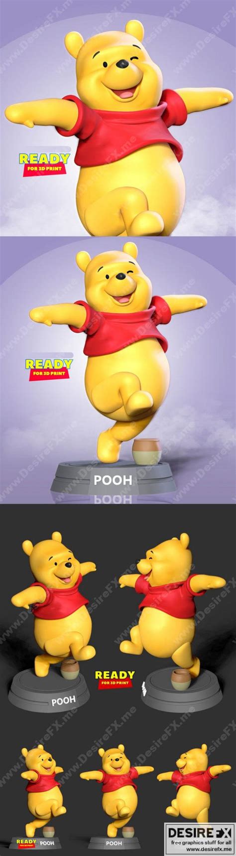 Desire Fx 3d Models Winnie The Pooh