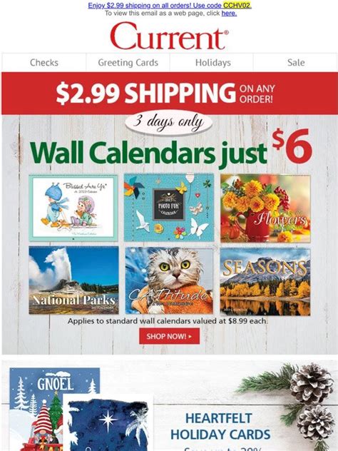 Current Catalog 6 Wall Calendars 299 Shipping Milled