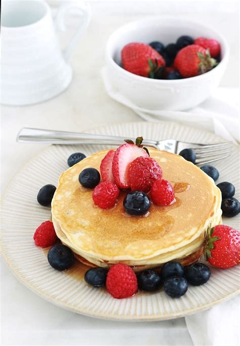Pancakes Américains La Recette De Base Cuisine Culinaire