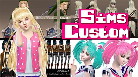 Sims Custom Des Mangas Dans Votre Jeu Avec Studio K Creation Les