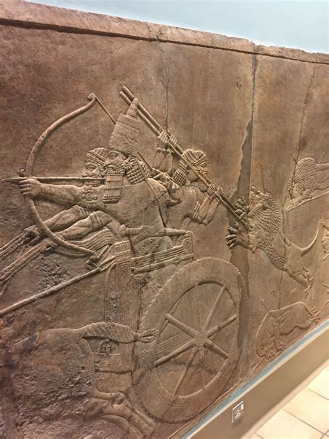 Assyrian Relief Sculpture From The North Palace Of Ashurbanipal