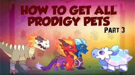Sorta Outdated How To Get EVERY SINGLE PET In Prodigy Math Game Part YouTube