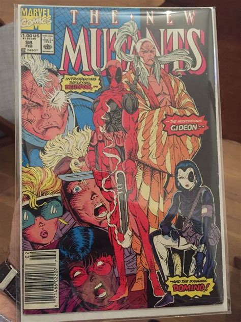 New Mutants 98 First Appearance Deadpool Newsstand