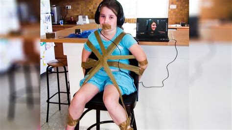 Babysitter Star Nine Tied On A Chair Porn Photos Sex Videos