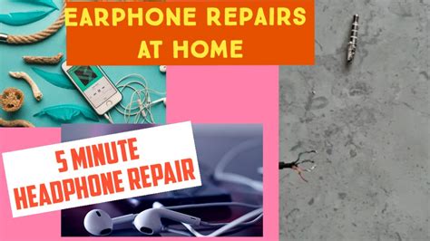 fix repair headphone jack 2020 how to repair earphone youtube