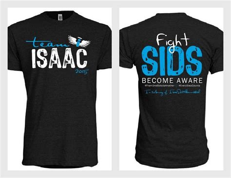 Team Isaac March for Babies March of Dimes 2015 t-shirts Fight SIDS # 