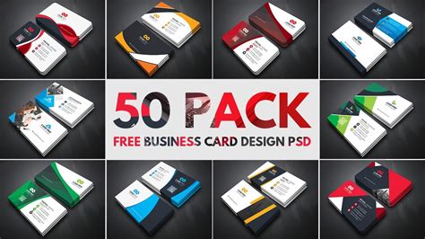 business card design psd file   youtube