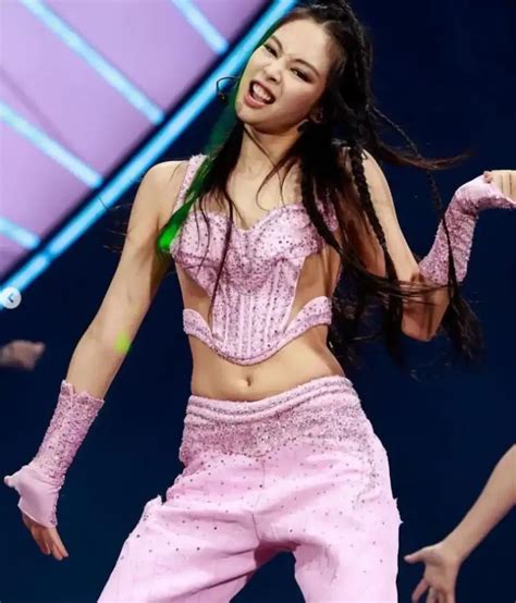 South Korean Girl Group Member Kim Jenny Performed In A Breast Dress In The United States And