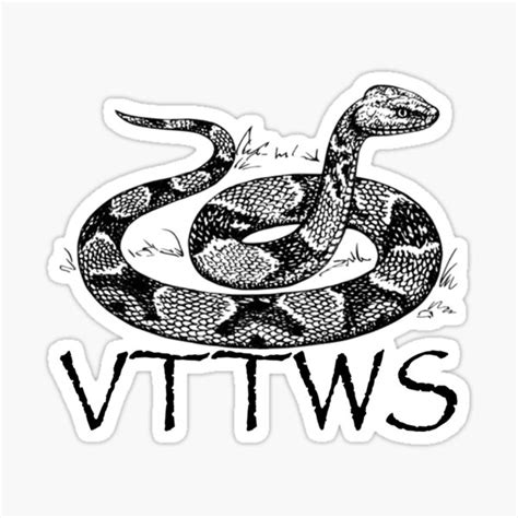 Vttws Copperhead Sticker For Sale By Vttws Redbubble