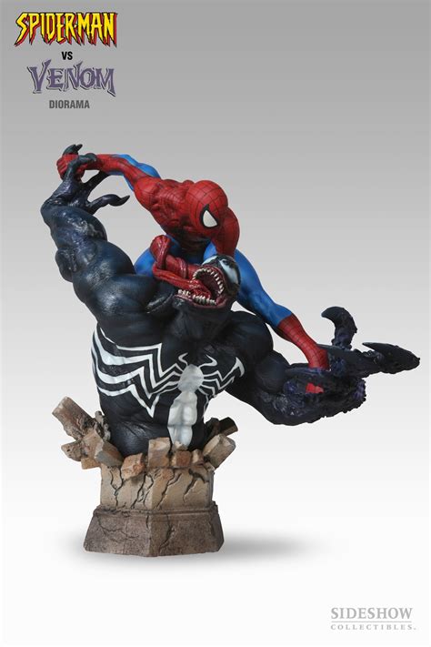 Venha tem 2 times escolha e mate todo mundo. Spider Ctba: Diorama: Homem-Aranha vs Venom (Sideshow)