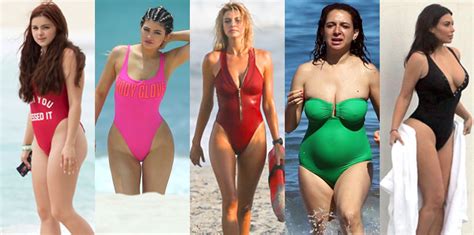 Bye Bye Bikini 20 Celebrities Who Rock One Piece Swimsuits And Still